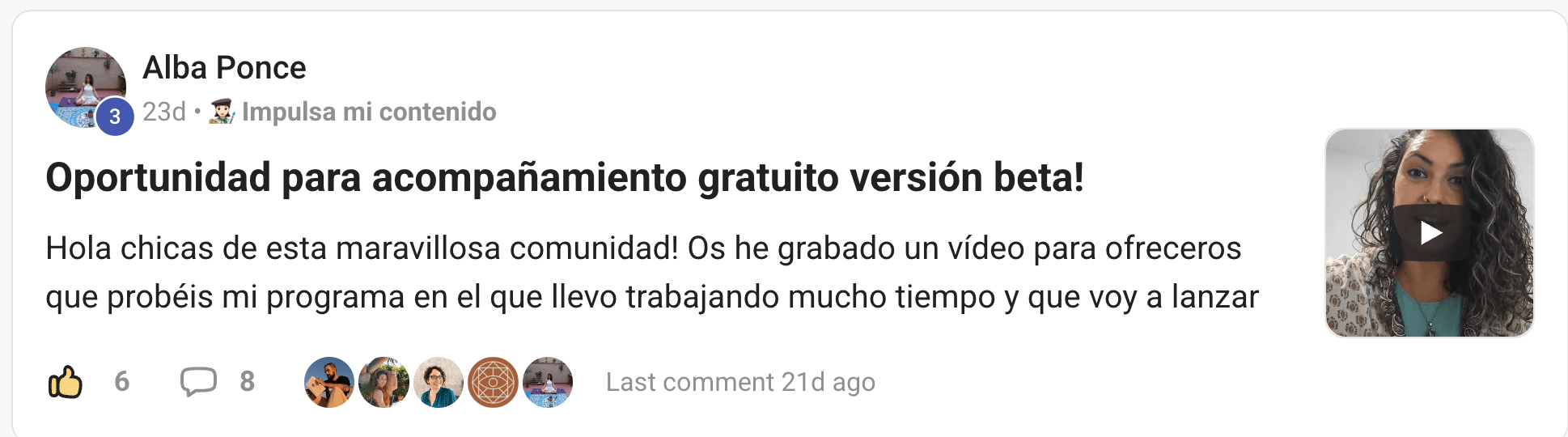 Testimonio de un miembro de Lumara